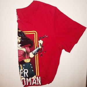 Dc Comics Cinch Waist Wonderwoman croptop